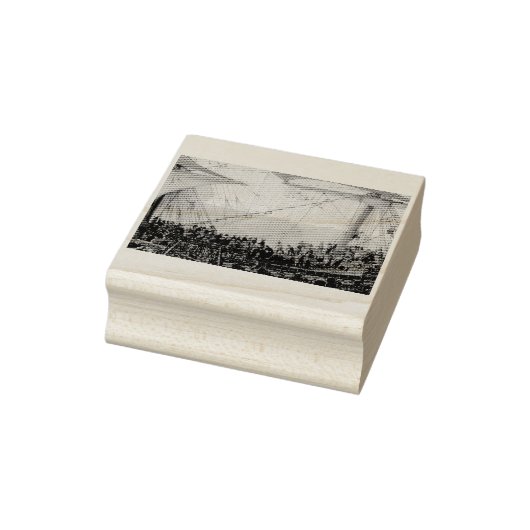 Einschiffung der Elector Palatine Gummistempel (Stempel)