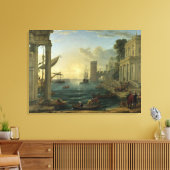 Einschiffung der Königin von Sheba - Claude Lorrai Leinwanddruck (Insitu (Wohnzimmer))