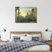 Einschiffung der Königin von Sheba - Claude Lorrai Leinwanddruck (Insitu (Schlafzimmer))