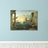 Einschiffung der Königin von Sheba - Claude Lorrai Leinwanddruck (Insitu (Holzboden))