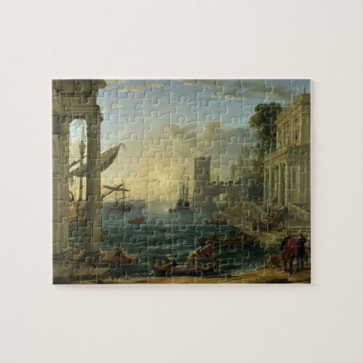 Einschiffung der Königin von Sheba - Claude Lorrai Puzzle (Horizontal)