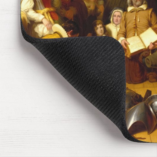 Einschiffung der Pilger durch Robert Walter Weir Mousepad (Ecke)