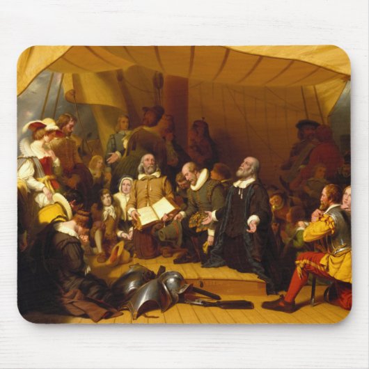 Einschiffung der Pilger durch Robert Walter Weir Mousepad (Vorne)