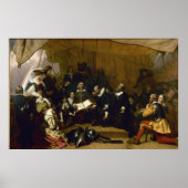 Einschiffung der Pilger Poster (Vorne)