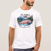 Einschiffung des Kreuzfahrtschiffs Alaska Custom T T-Shirt (Vorderseite)