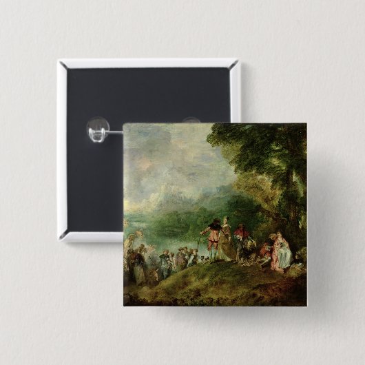 Einschiffung für Cythera, 1717 Button (Vorne & Hinten)