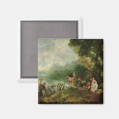 Einschiffung für Cythera, 1717 Magnet (Vorderseite/Rückseite)