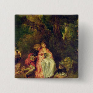 Einschiffung für Cythera, c.1717 Button