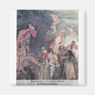Einschiffung für Cythera Detail durch Watteau Magnet