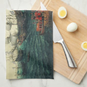 Einschiffung in die Margate der Elector Palatine Geschirrtuch (Viertel Falte)