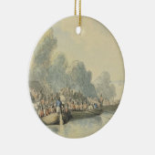 Einschiffung in Southampton am 20. Juni nach Lord Keramikornament (Rechts)