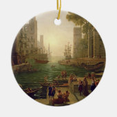 Einschiffung von St. Paula Romana bei Ostia, Keramikornament (Vorne)