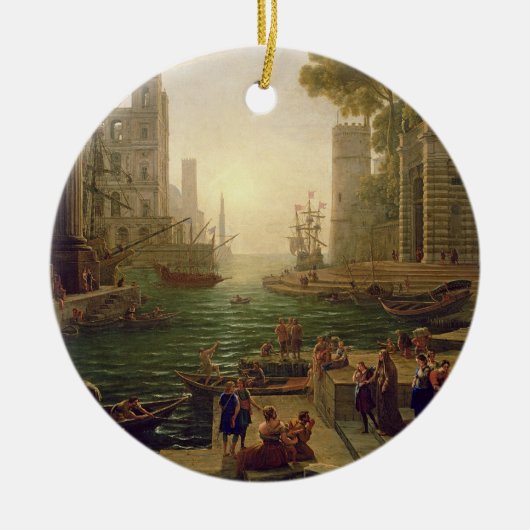 Einschiffung von St. Paula Romana bei Ostia, Keramikornament (Vorne)