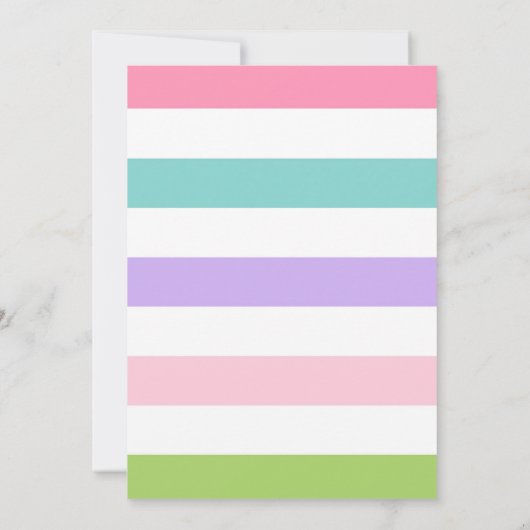 Einschlafen im Schlafzimmer, Einladung (Rückseite)