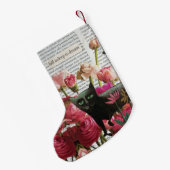 Einschlafen zum Träumen der schwarzen Katze - Hot- Kleiner Weihnachtsstrumpf (Rückseite (Hängend))