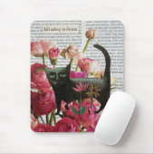 Einschlafen zum Träumen der schwarzen Katze - Hot- Mousepad (Mit Mouse)