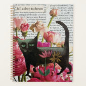 Einschlafen zum Träumen der schwarzen Katze - Hot- Planer (Vorderseite)