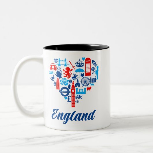 einschließen zweifarbige tasse (Links)