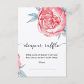 Einschließende Card-Verlosung für Babydusche. Begleitkarte (Vorderseite)