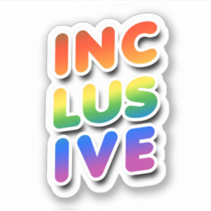 EINSCHLIESSENDES STICKER