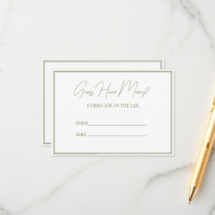 Einschließkarte für Brautparty. Begleitkarte