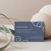 Einschließkarte für den Empfang | Verspätung Einladung