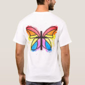 Einschließlich aller Schmetterlings-Hemd-Männer T-Shirt (Rückseite)