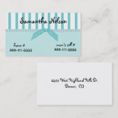 Einschließungskarte des stilvollen Mädchens Telefonnummerkarte (Vorne/Hinten)