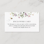 Einschließungskarte für Bienen und Lavendel Begleitkarte (Vorderseite)