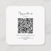 Einschließungskarte für das Hochzeitsseiten der We Begleitkarte (Vorderseite)