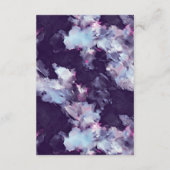 Einschließungskarte für Elegante Pinselstriche Begleitkarte (Rückseite)