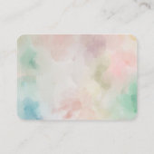 Einschließungskarte für Mädchen und Jungen Begleitkarte (Rückseite)