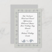 Einschließungskarte für Reben Begleitkarte (Vorne/Hinten)