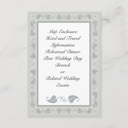 Einschließungskarte für Reben Begleitkarte (Vorderseite)