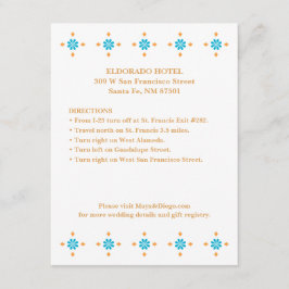 Einschließungskarte für Santa Fe-Richtung im Südwe Begleitkarte