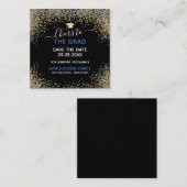 Einschließungskarte Save the Date für eine Graduie Begleitkarte (Vorne/Hinten)