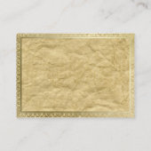 Einschließungskarten für Vintage Papiertrim-Empfan Begleitkarte (Rückseite)