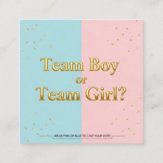 Einschlusskarte für Mannschaftsjunge oder Team-Gir Begleitkarte (Rückseite)