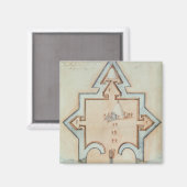 Einschnitte, Puerto Rico Magnet (Vorderseite/Rückseite)
