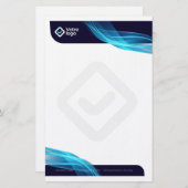 Einschreibegrube Briefpapier (Vorne/Hinten)