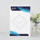 Einschreibegrube Briefpapier (Stehend Vorderseite)