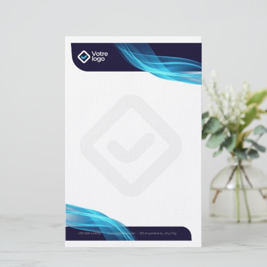 Einschreibegrube Briefpapier (Stehend Vorderseite)