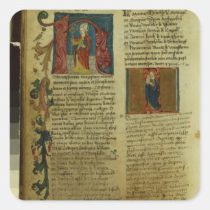 Einschreibung Martins Luthers Quadratischer Aufkleber