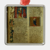 Einschreibung Martins Luthers Silbernes Ornament (Vorne)