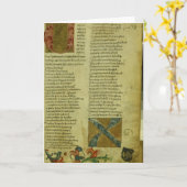 Einschreibungsblatt Martins Luthers Karte (Gelbe Blume)