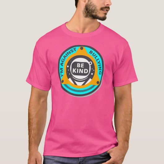 Einschüchterndes rosa T-Shirt (Vorderseite)