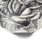 Einschüchterung durch Brian Benson Fotodruck (Ecke)