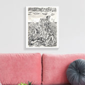 Einschüchterung durch Brian Benson Leinwanddruck (Insitu (Wohnzimmer))