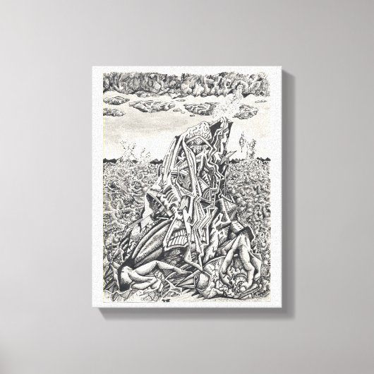 Einschüchterung durch Brian Benson Leinwanddruck (Vorderseite)