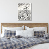Einschüchterung durch Brian Benson Leinwanddruck (Insitu (Schlafzimmer))